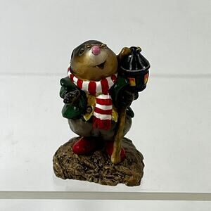 Wee Forest Folk Mr. Mole 1992 Red Boots MO-00 Annette Petersen Christmas Holiday